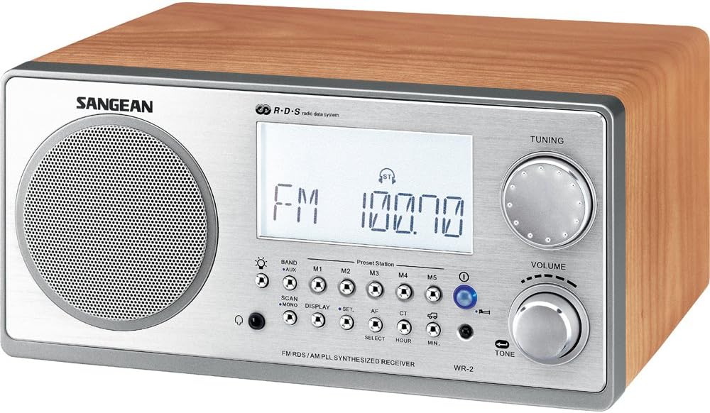 Sangean WR2 Review AM/FMRBDS Wooden Digital Tuning Radio