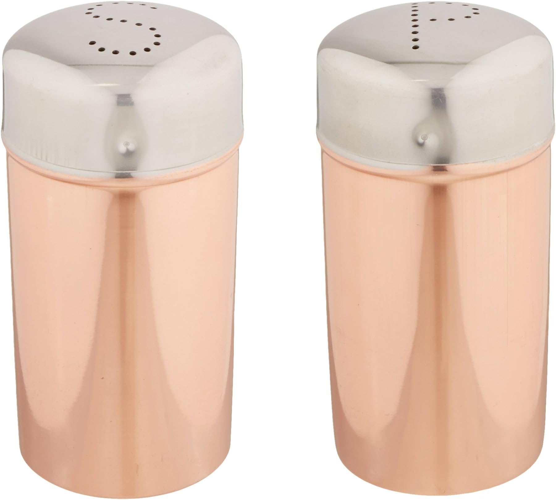 Cook Pro Inc. Copper Salt and Pepper Shaker Set, Copper