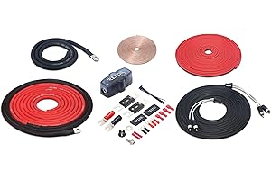 RECOIL PCK4 True 4 Gauge 99.99% Oxygen Free Copper Complete Amplifier Wiring Kits