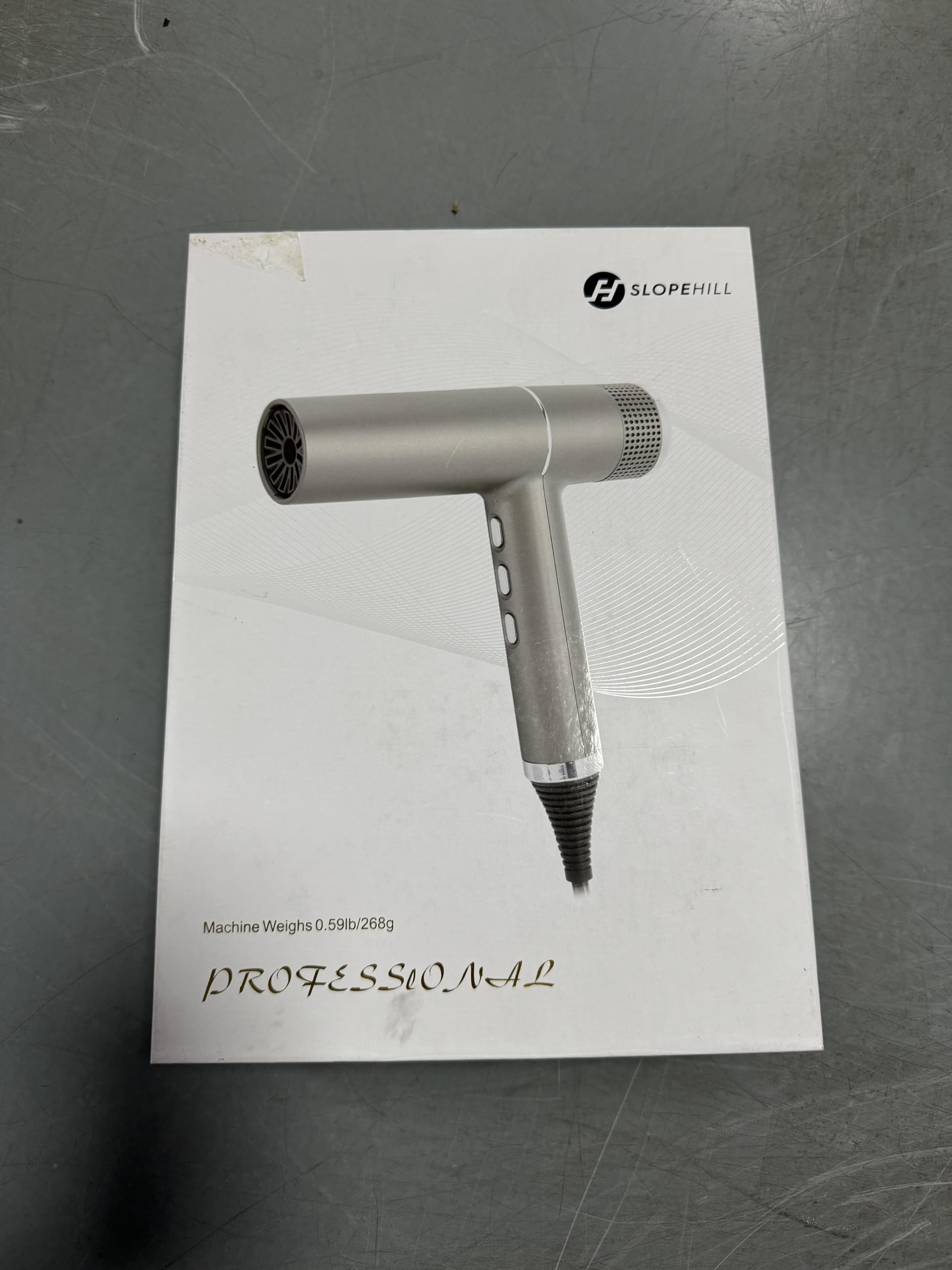 slopehill Hair Dryer with Unique Brushless Motor | Intelligent Fault Diagnosis | Innovative Microfilter | Oxy Active Technology | Led Display (Grey)