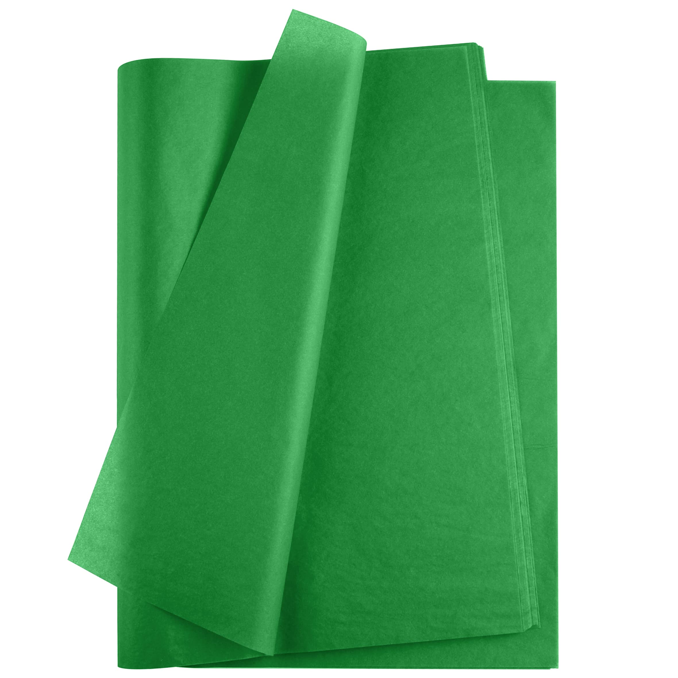 TUPARKA 60 Sheets Green Tissue Paper Christmas Tissue Paper Wrapping Paper Gift Paper for Craft, Gift Bags Decorations in Christmas Party 50 x 38cm