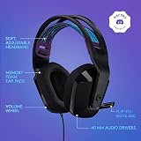 Logitech G335 Wired Gaming Headset Black 3.5mm Mic Flip to Mute Memory Foam view 6
