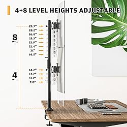 HEMUDU Dual Monitor Articulating Desk Mount Arm