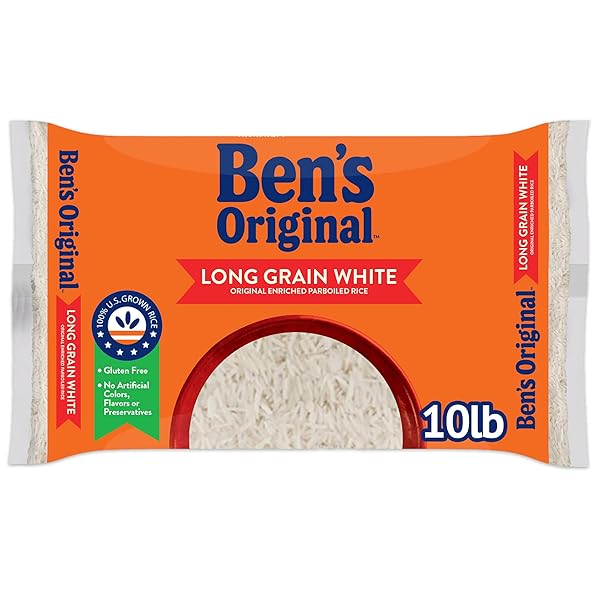 BEN’S ORIGINAL ENRICHED LONG GRAIN WHITE RICE, PARBOILED...