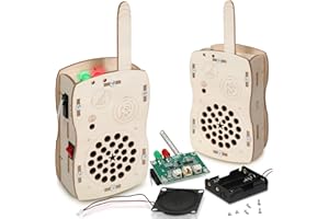 CHOOPHEME Stem Projects Walkie Talkies Toys for Boys Age 8-12 12-14 Science Kit Building Own DIY Electronics Kit for Kids Science Experiments Kid 9-12 Boy Toys Birthday Gift 8 9 10 11 13 Year Old Teen Girl