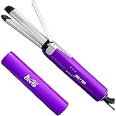 BERTA 2 in 1 Flat Iron Professional Hair Straightener & Curler Iron,Ceramic 1 Inch Curling Iron,Fast Heating Curling Wand Adjustable Temp for All Hair Types