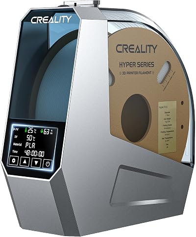 Creality Space PI Filament Dryer Box 1KG 1.75/2.85mm LCD Touch 12 Filaments