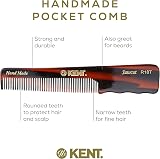 Kent Brushes A R18T Fine Toothed Pocket Hair Comb 138mm Wet Dry Hair view 4