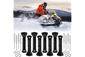Lanties 8 Pcs Hood Strap Panel Latch Kit Compatible with SKI DOO/REV/MXZ/GSX/GTX/Summit and Etc Replace 517302448/12-1886