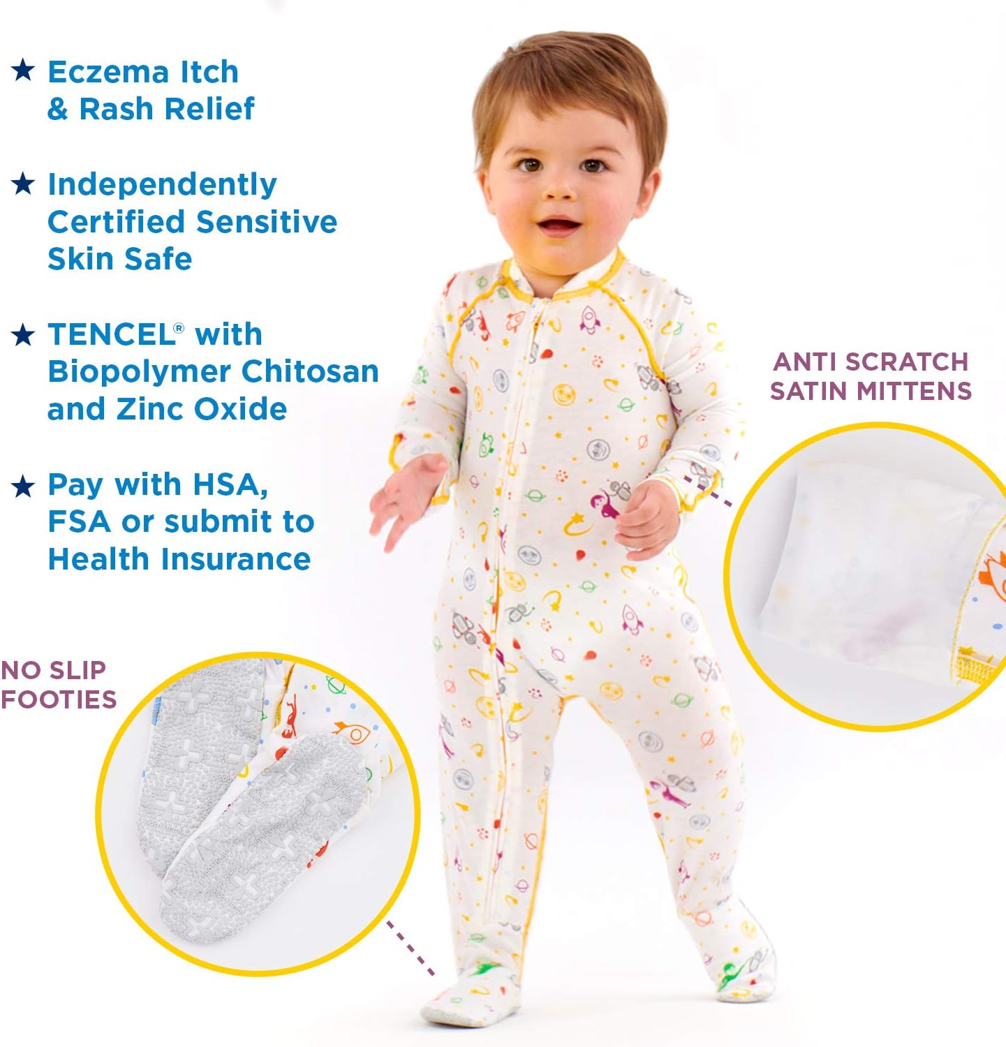 eczema sleepsuit