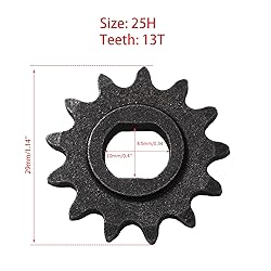 KAMIER Upgraded 25H Chain 13T Teeth Motor Sprocket