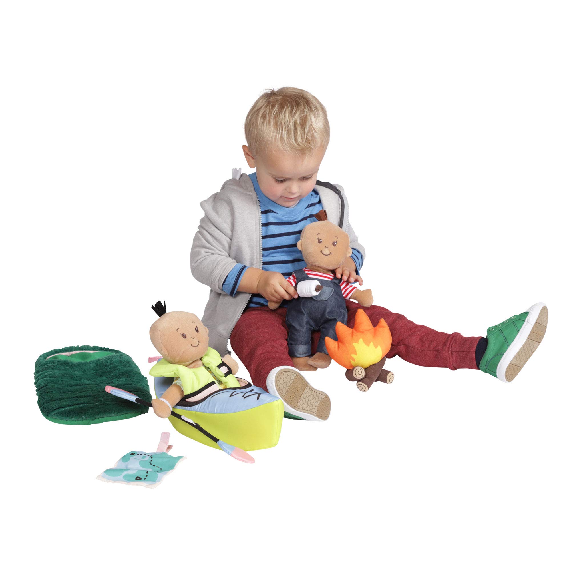 Manhattan Toy Stella Collection Happy Camper 8 Piece Baby Doll Camping Playset for 12