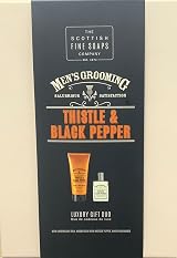 Scottish Fine Soaps Thistle Black Pepper Luxury Gift Duo Hair Body Wash EDT view 2