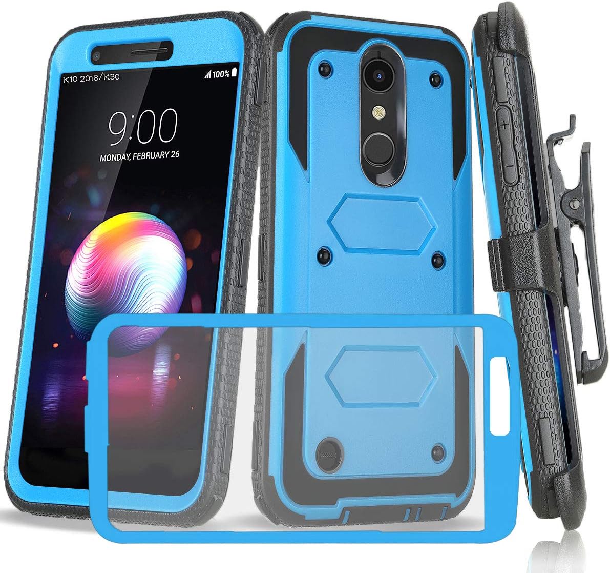 Best lg phoenix 2 case with built in screen protector