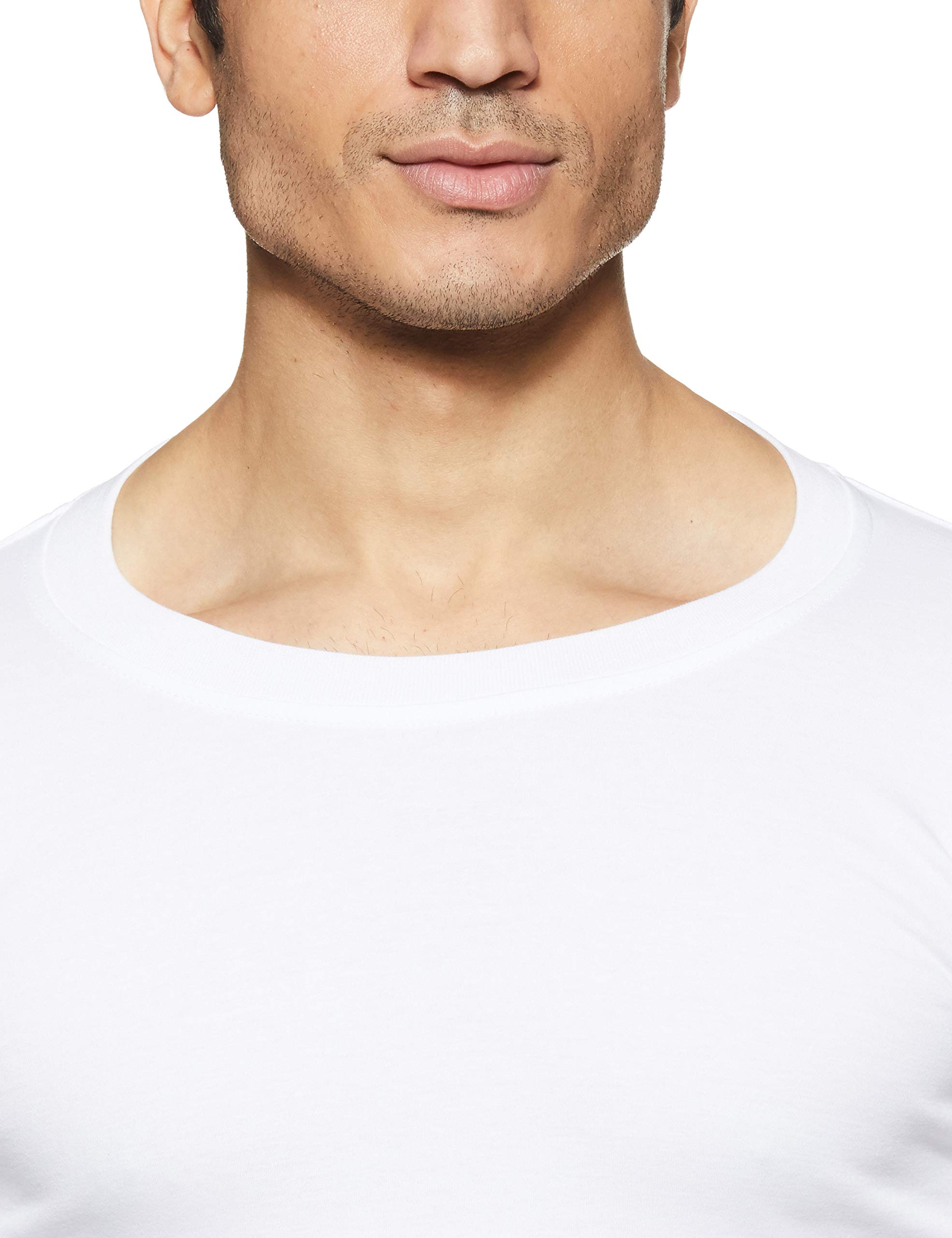 Rupa Thermocot Striped Regular Fit Thermal Top (Torrido Men's RNFS 5555_White_90 3