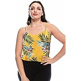 7th Element Womens Silk Satin Camisole Tank Tops V Neck Casual Cami Sleeveless Blouses Summer Basic Tank Shirt