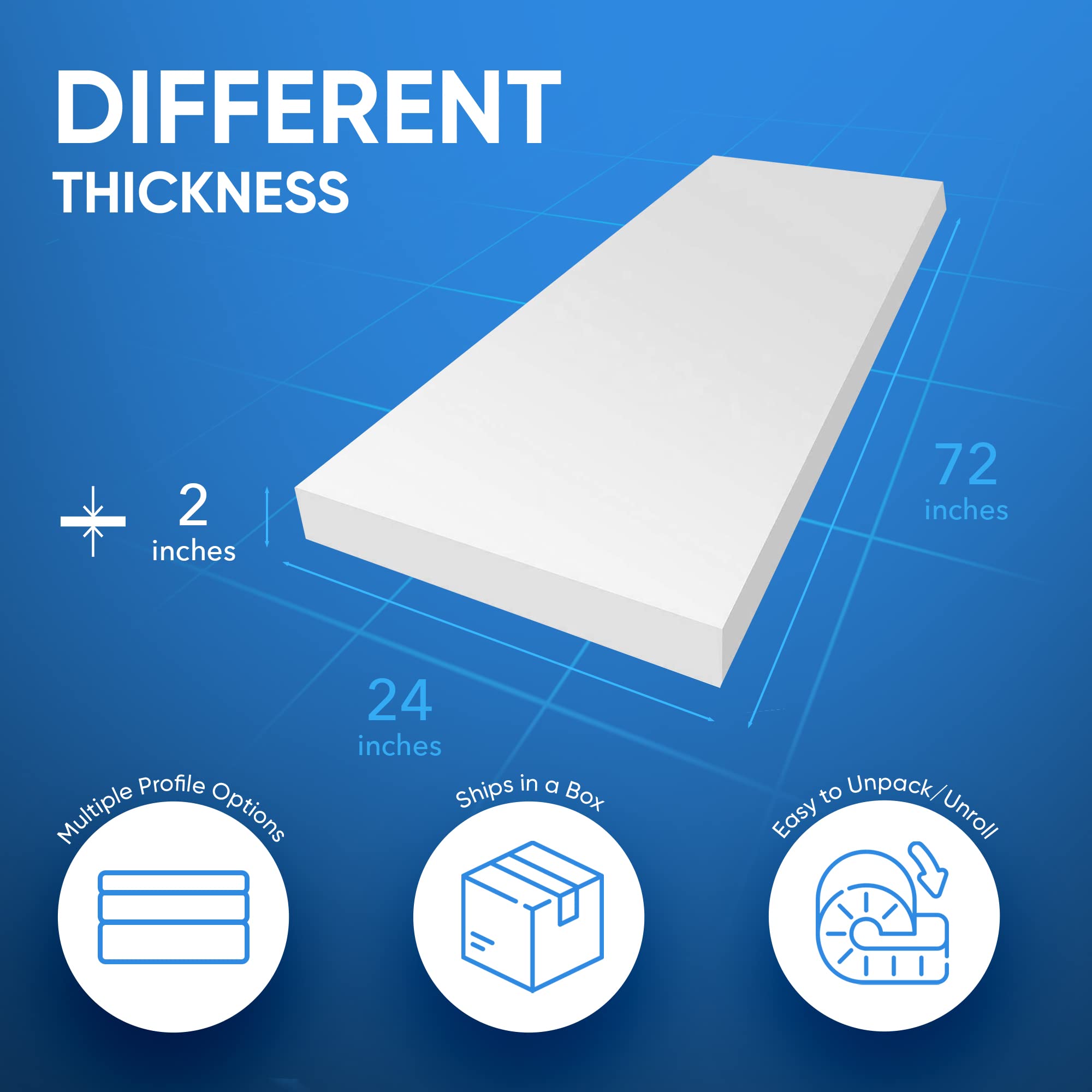 AK TRADING CO. Upholstery High Density 2
