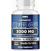 Dr. JOEL'S MOM NUTRIX Antarctic Krill Oil Supplement - 150 Softgels - High Absorption EPA, DHA, Astaxanthin & Phospholipid - No Fishy Aftertaste Like Fish Oil - Made in USA