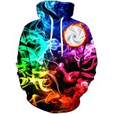 RAISEVERN Hoodies for Men Fleece Unisex Pullover Sweatshirt | Drawstring hooded, couple outfits, Casual wear, Funny party outfits, Streetwear, kangaroo pocket, Cool graphic,