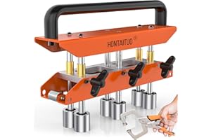 HONTAITUO Three-Station Edge Roller Bender,0-90° Bending Angle Bending Metal Roofing Materials,Adjustable for Making 5/8" to 4" (16 to 102 MM) Bends in 29 to 22-Gauge Steel,Large Sheet Metal Bender