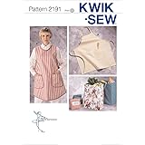 Amazon Com Simplicity Us8904a Sewing Pattern S8904 Misses Wrap Around Apron Various White Kitchen Dining