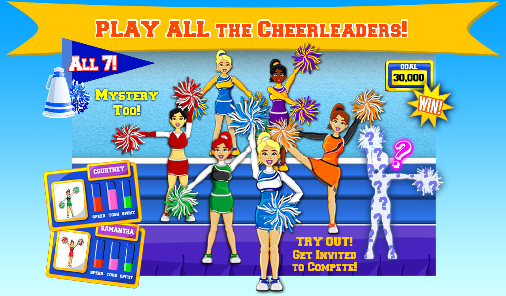 Just Cheer! All Star Cheerleader Game Play Free Cheerleading & Dance Spirit Competition Girls