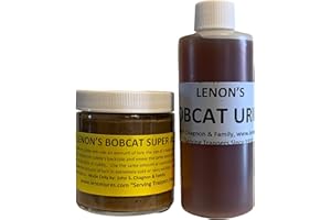 LENON LURES Lenon's Bobcat Trappers Special 4 oz Bobcat Super All Call Lure & 4 oz Bobcat Urine