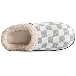 UBFEN Mens Slippers for Indoor Bedroom Memory Foam