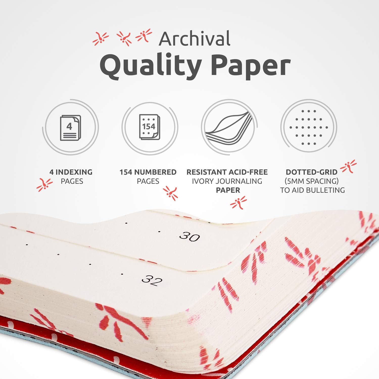 Large B5 Dotted Journal, Enjoy Bullet Journaling with a Soft Cover 7x10-inch, Non-Bleed Thick 120gsm Paper - Image 5