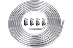 3/8" OD Aluminum Hard Fuel Line 16 Feet Hardline Tube Thickness is 0.039"