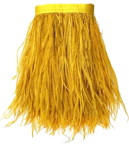 Sowder Rooster Hackle Feather Fringe Trim 12-14 in Width Pack of 1