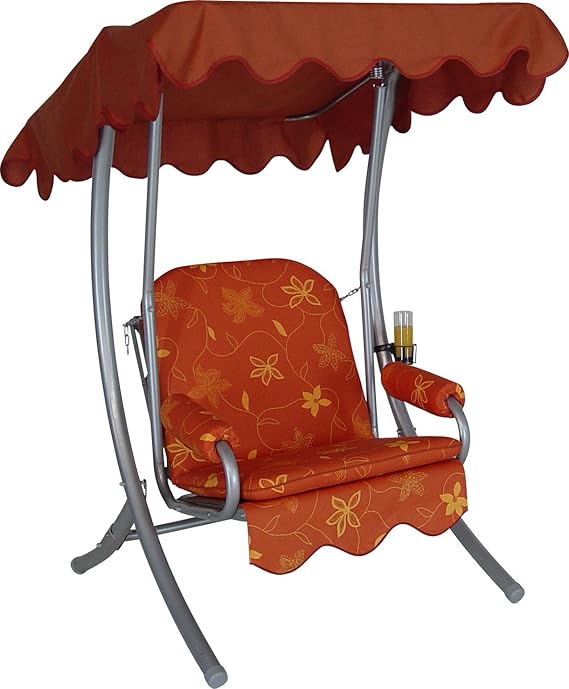 Angerer Single Hollywoodschaukel Korfu, Terracotta, 1-Sitzer