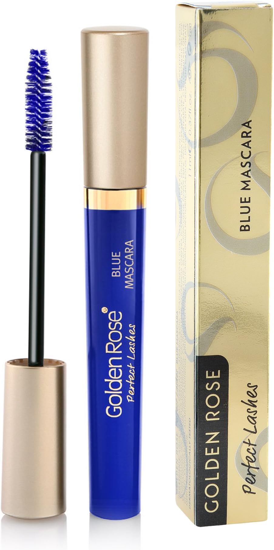 Golden Rose Perfect Eyelashes Mascara Ink Blue Long Lasting Eye Makeup