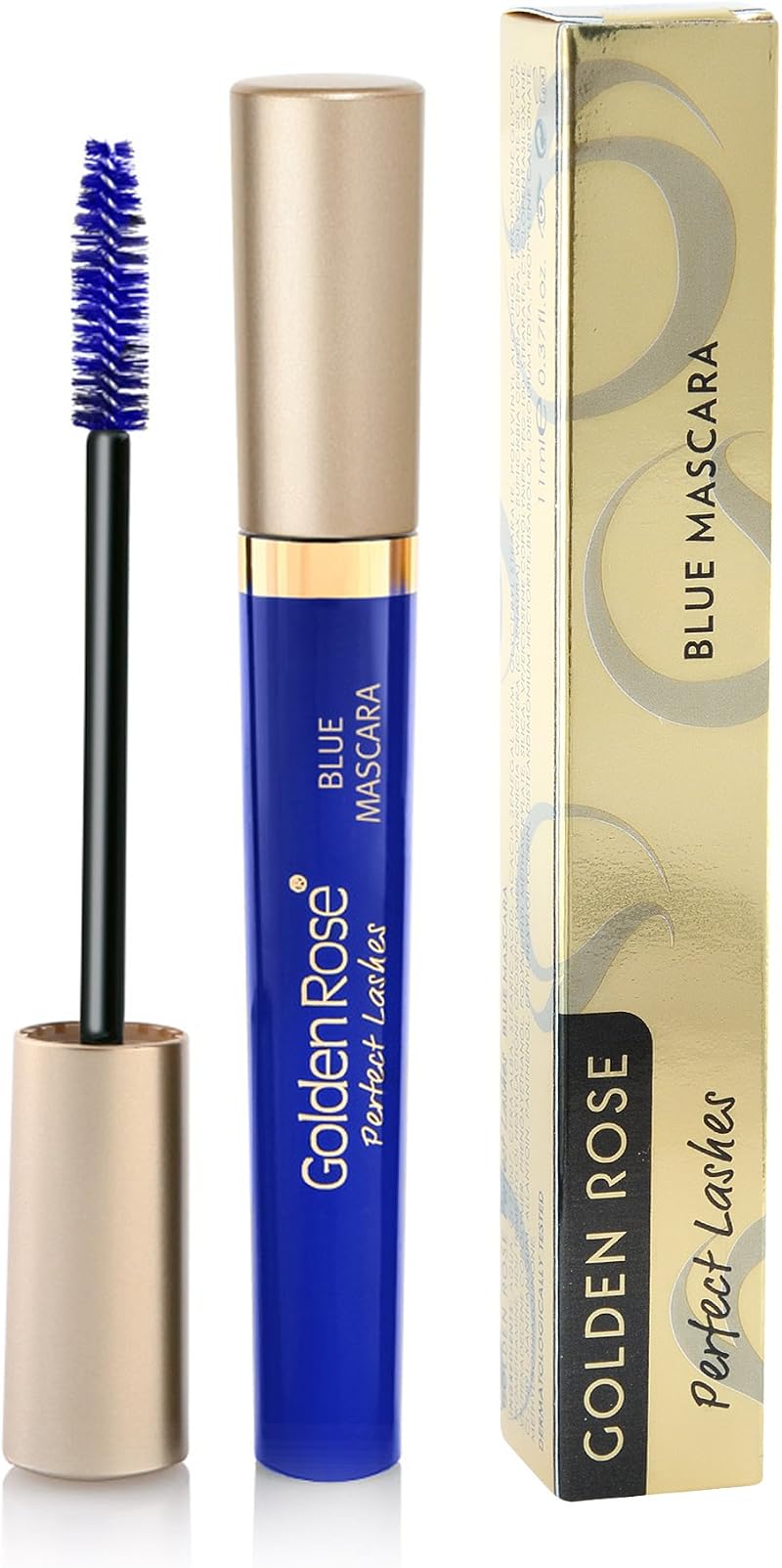 Golden Rose Perfect Eyelashes Mascara Ink Blue Long Lasting Eye Makeup
