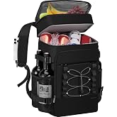 MIYCOO Cooler Backpack - 40 Cans Insulated Backpack Cooler for Men Women | Portable 2 Leak Proof Compartments Coolers Bag for Beach Travel Picnic Lunch Hiking BBQ Camping