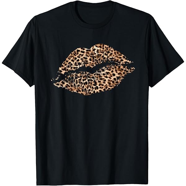 Amazon.com: Leopard Print Love Red Lips Word Letter Cute Valentine