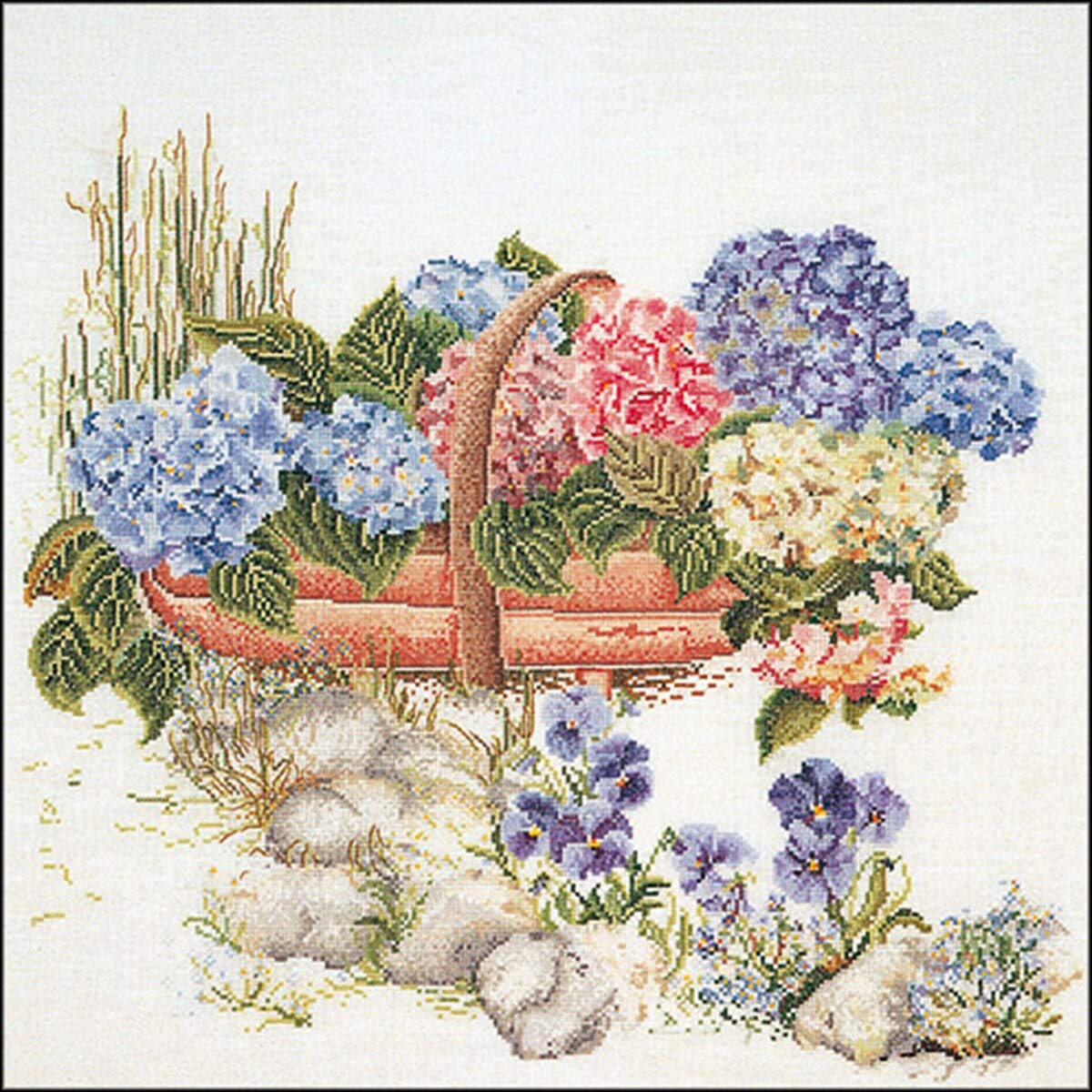 Thea Gouverneur Cross Stitch Kit, Multi-Colour, 48x41cm