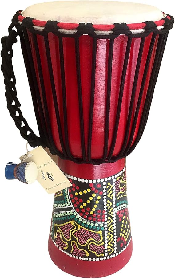 JIVE BRAND Djembe Drum Bongo Congo African Wood Drum