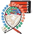 SPTA 77Pcs Mini Detail Polishing Pads Polisher with Assorted Foam Pad Kit Used on Rotary Tools/Polisher, Electric Drill for R