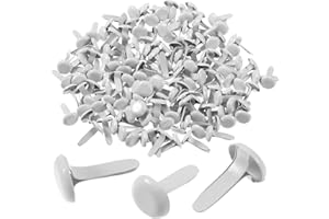 Wanmu 150Pcs Brads for Paper Crafts, Mini Paper Fasteners for Kids Craft Art Crafting School Project Brass Fasteners Decorative Paper Decoration Scrapbooking DIY Supplies