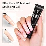 Makartt 3D Nail Gel Sculpting Gel 2x15ml for Nail Art Glue Chrome Powder view 3
