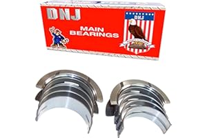 DNJ MB422 Main Bearings Set Standard for 1990-2011 Ford, Land Rover, Mazda, Mercury Aerostar, B4000, Bronco II 2.9L-4.0L V6 12V SOHC 245cid