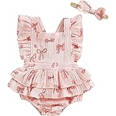 Mubineo Baby Girl Summer Clothes Cute Ruffle Romper Sleeveless Rompers Dress Newborn Girls Infant Jumpsuit Clothing Sey