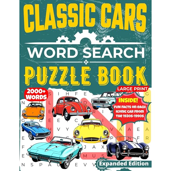 Types Of Cars Word Search