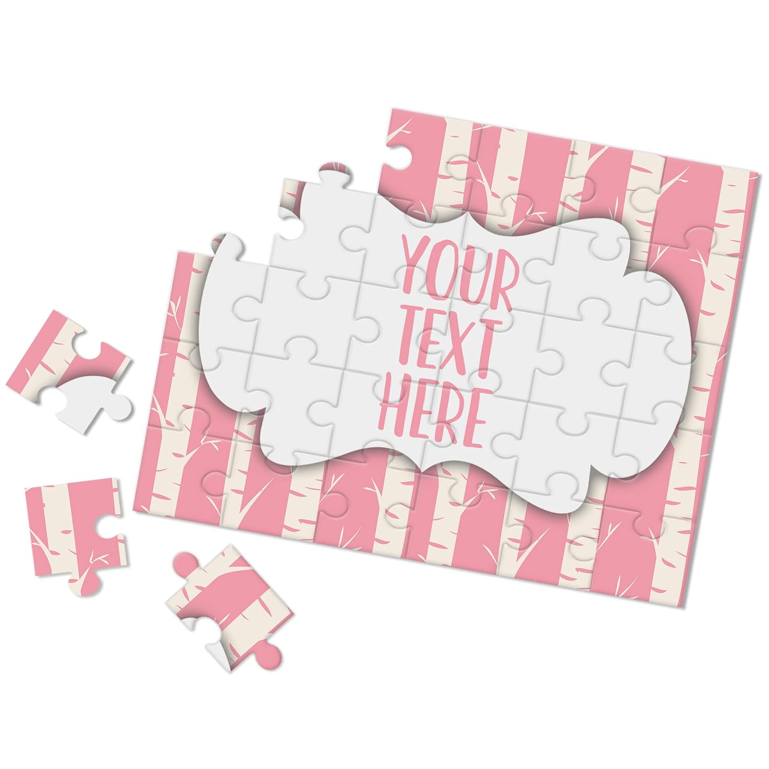 Create Your Own Puzzle Pregnancy Announcement Custom