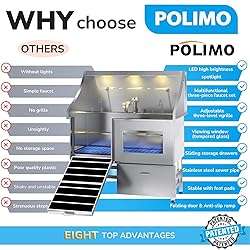 POLIMO Dog Washing Station, LED Professional