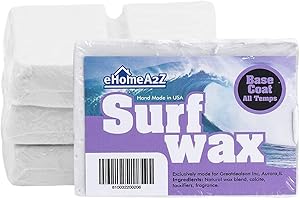EHOMEA2Z Surf Wax Base Coat High Performance All Natural Orange Scent Made in USA