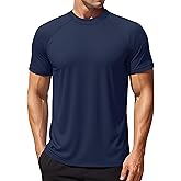 MAGCOMSEN Men's Rash Guard Swim Shirts UPF 50+ Sun Protection Quick Dry Fishing Water Shirts