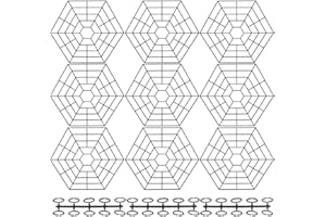 Housoutil 10pcs Plastics Pond Guard Net Protector, Web Hexagonal Pond Fish Protector with Connecting Hook, Splicing Pond Fish Protector Cover Resist Herons Racoons Cats Crows Seabirds