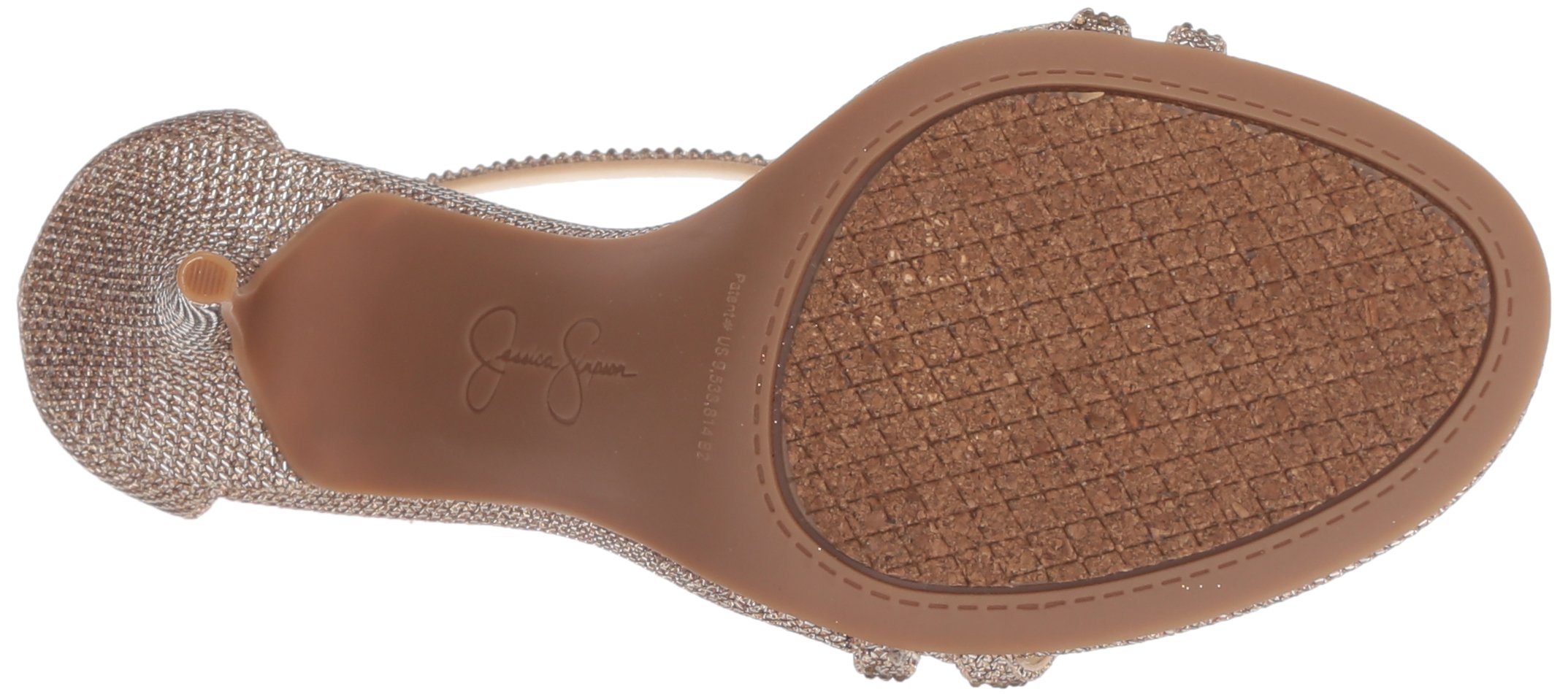 Jessica Simpson Women's ANNALESSE, Gold, 6 Medium US - Image 4